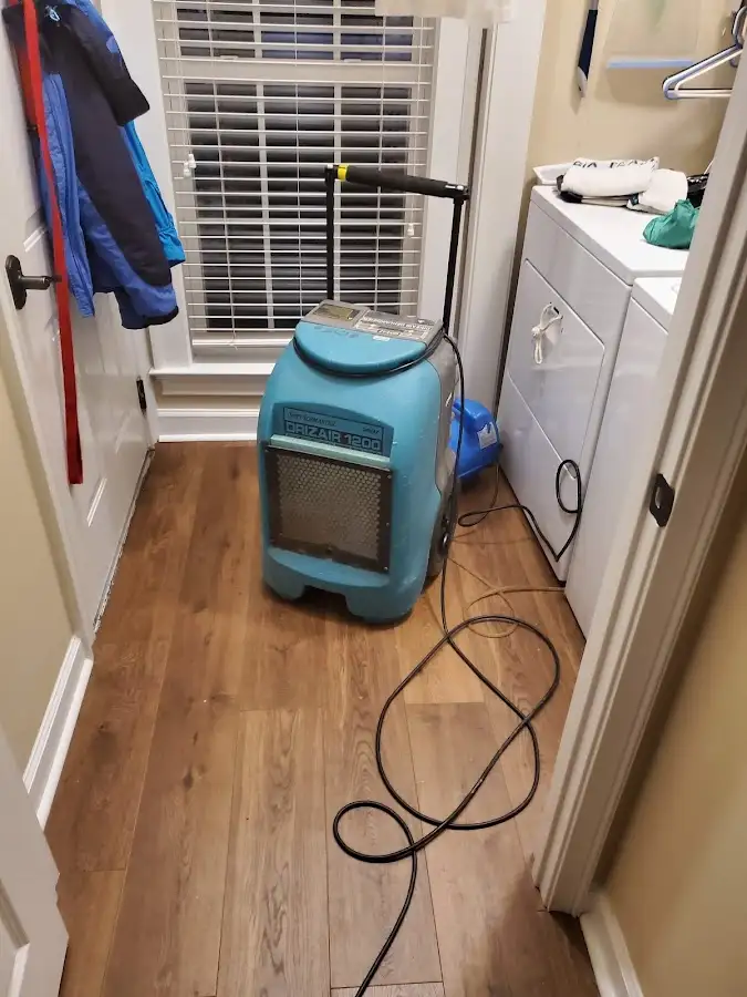 Commercial dehumidifier deployed for Flood Damage Cleanup in Vidalia